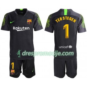 FC Barcelona Dres TER STEGEN 1 Golmanski Dječji Gostujući 2019/20 Kratkih Rukava